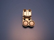 Elektroschalterarmaturen 1 Schiebe/2 Druckschalter