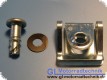 Schnellverschlu Dzus Schlitz Steck 17mm cpl.